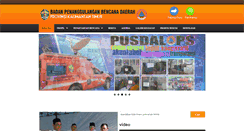 Desktop Screenshot of bpbdkaltim.com